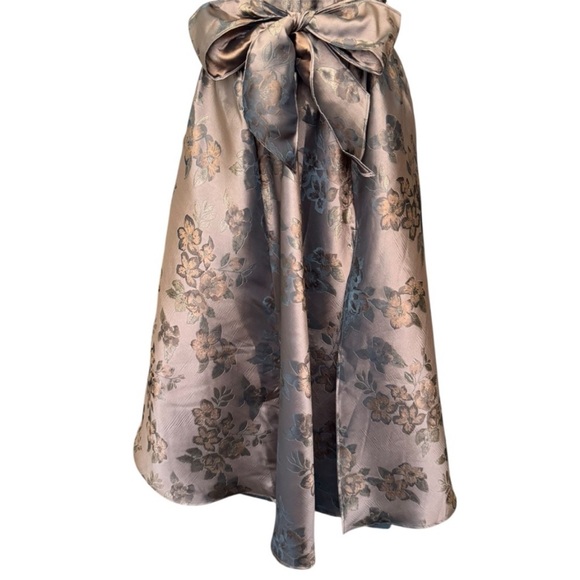 NWT V. Chapman The Vera Dress in Cocoa Baroque Floral Brown - Picture 9 of 17